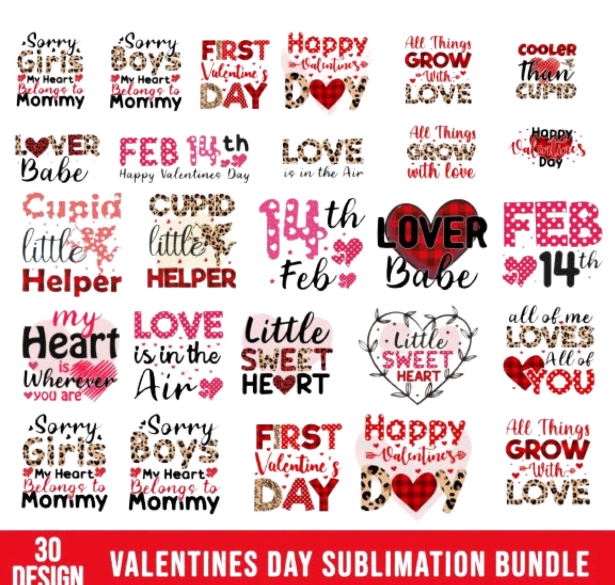 Valentine's Day Sublimation Mega Bundle