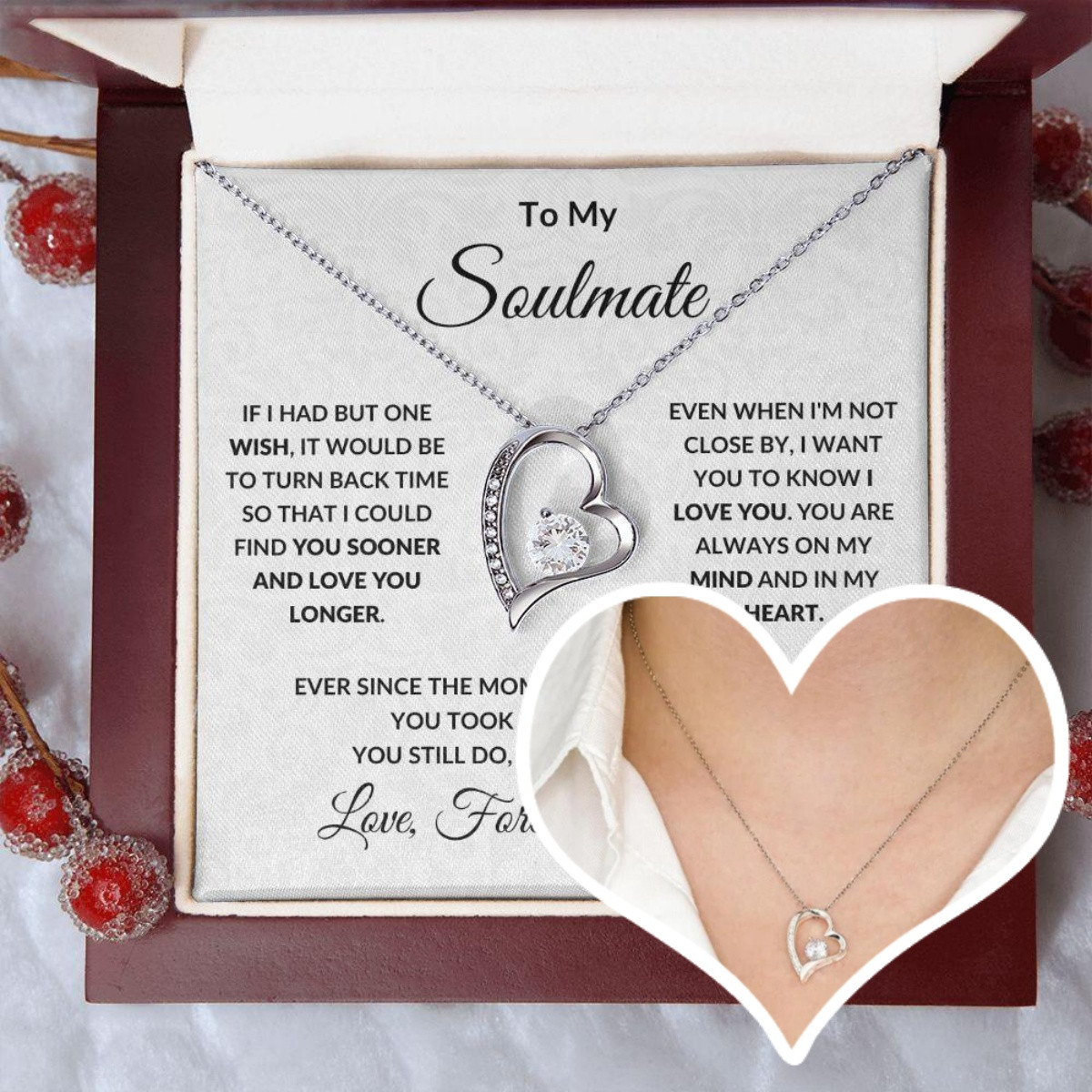 Gift For Women Wife Her Girlfriend Necklace Stainless
