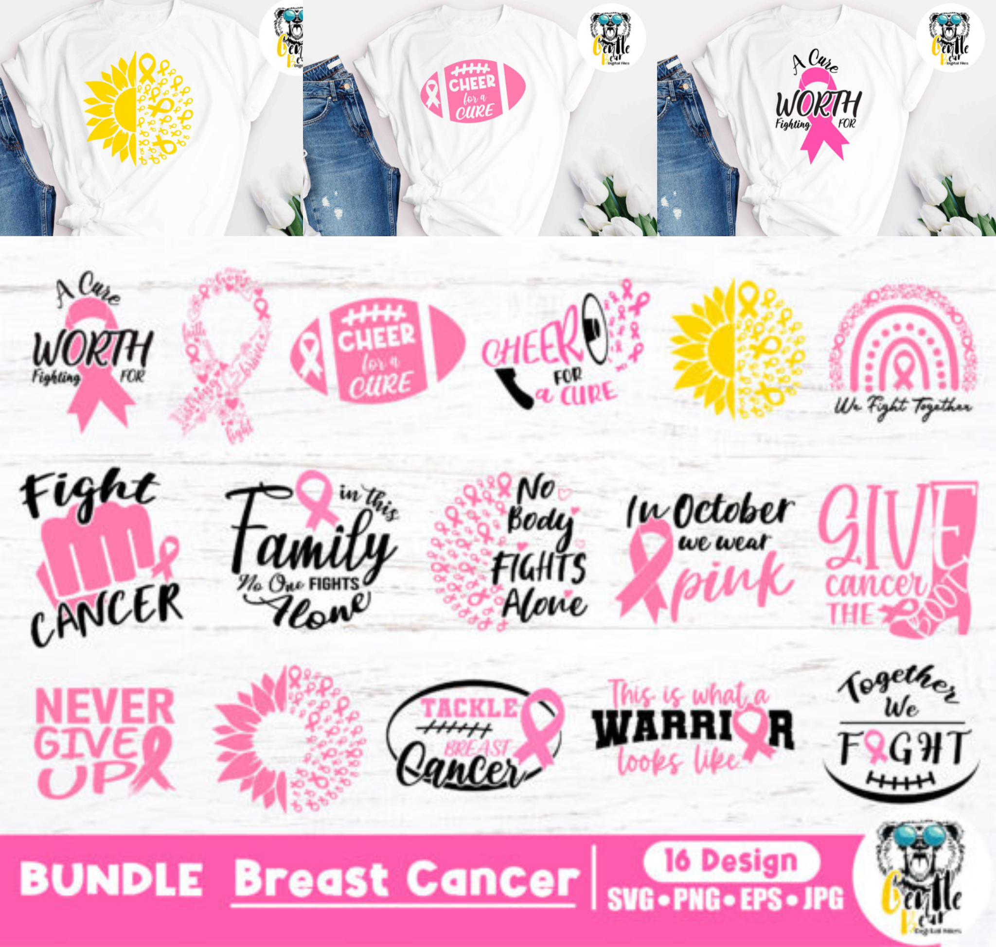 Breast Cancer Bundle SVG